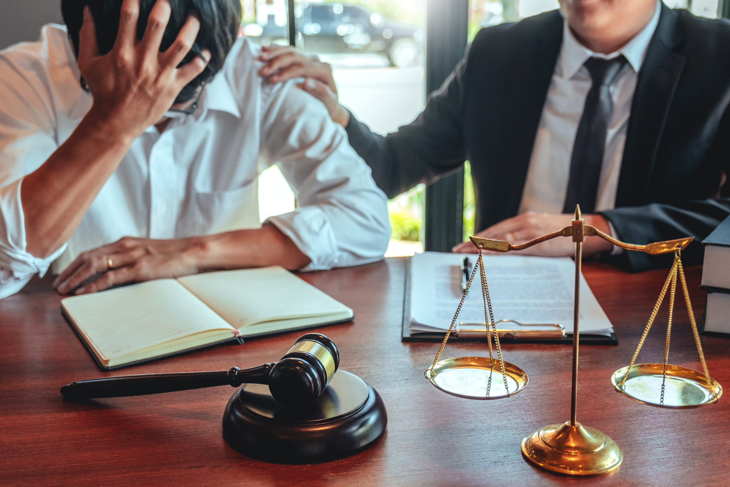 Legal Professional Offers Support at Office